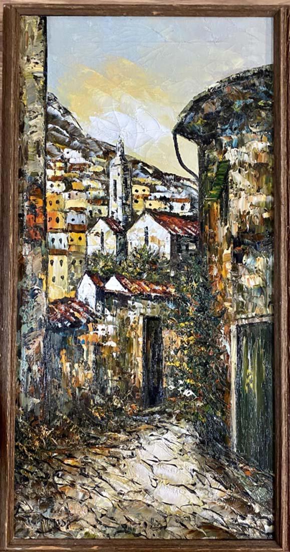 J.CASAMADA ACRYLIC ON CANVAS LANDSCAPE V$8,000 (1 of 3)