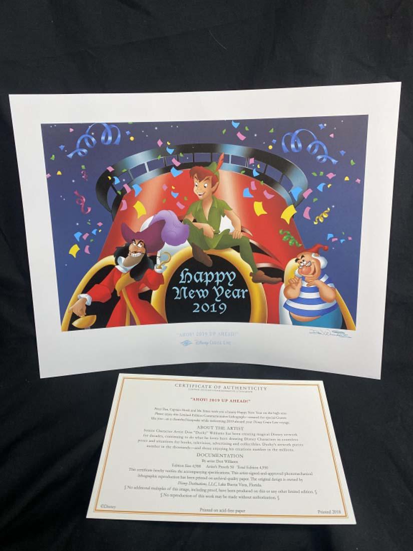 DISNEY LIMITED EDITION "AHOY" LITHOGRAPH BY DON (1 of 1)