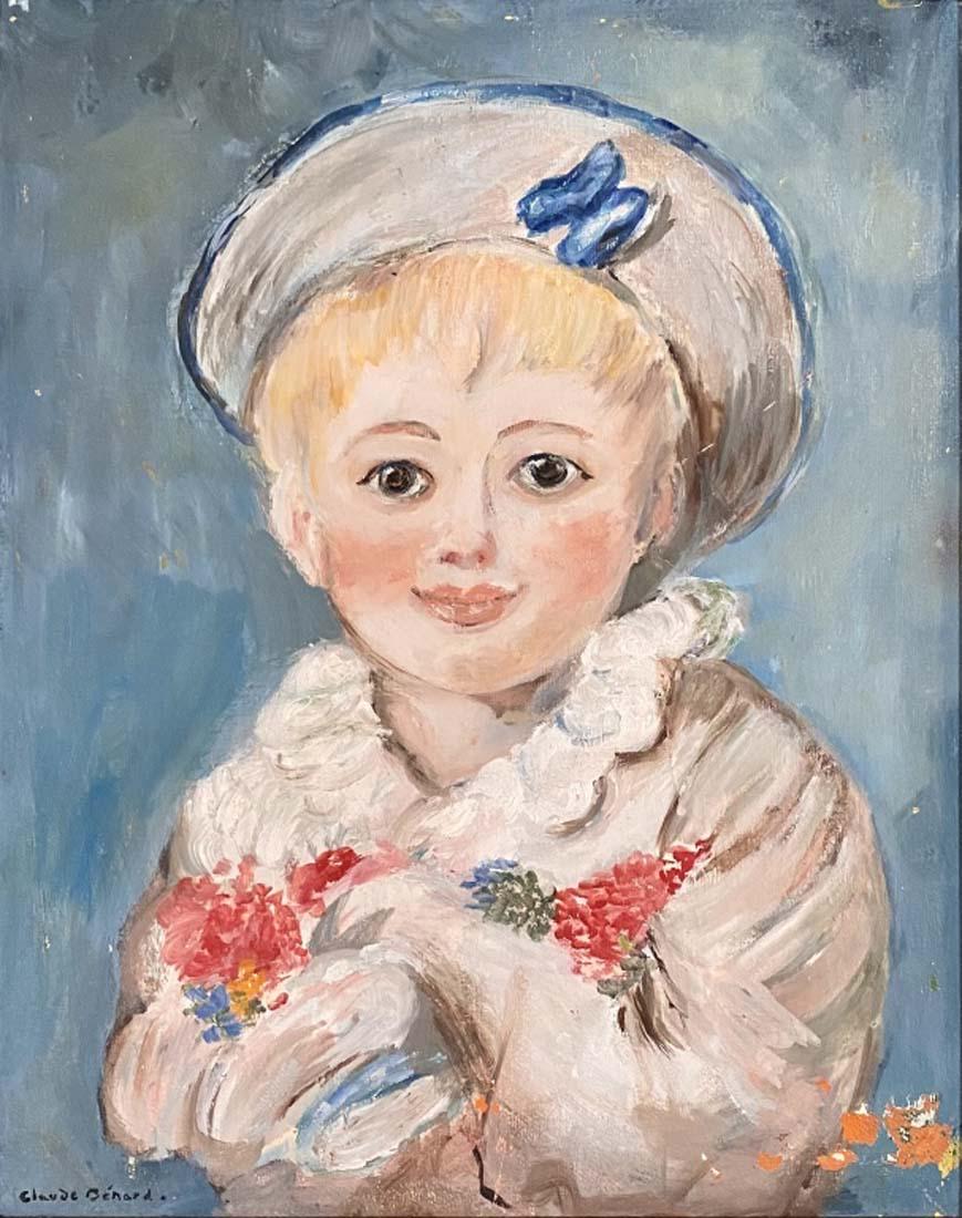 CLAUDE BERNARD OIL ON BOARD FIGURATIVE V$5,000 (1 of 3)