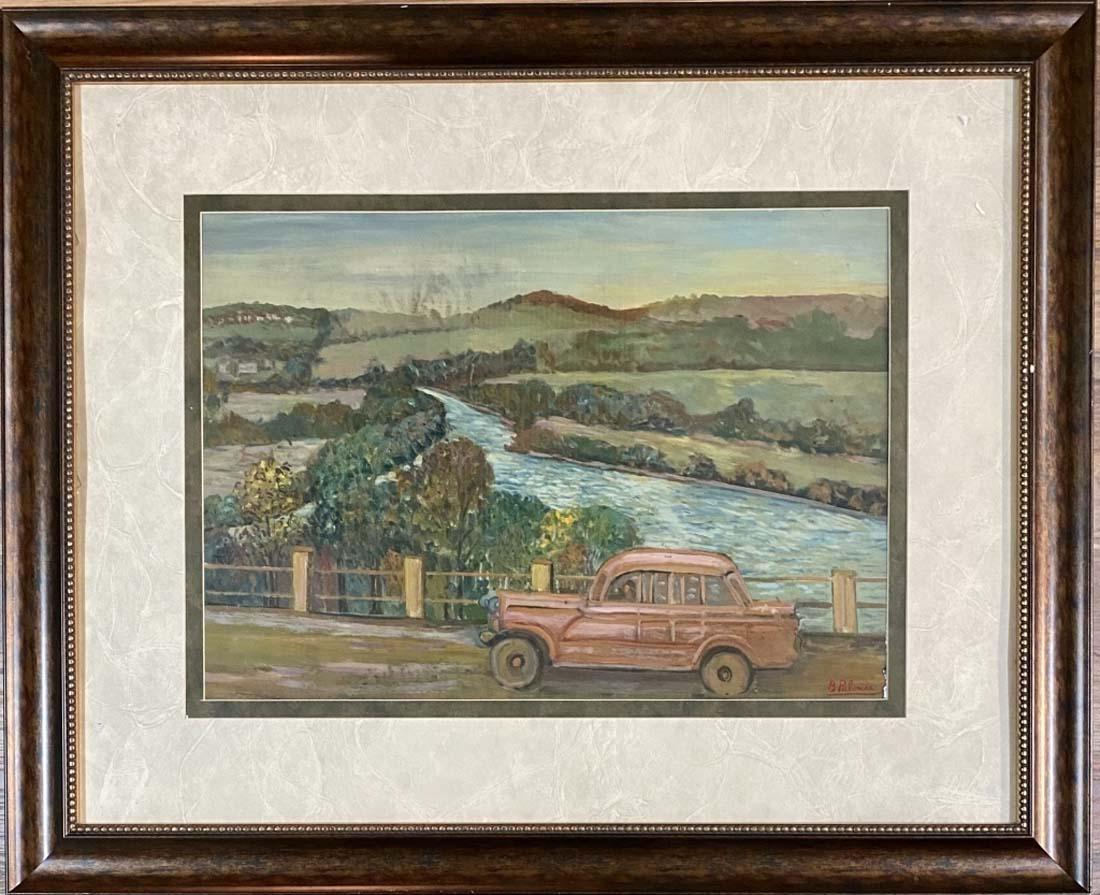 BENJAMIN PALENCIA OIL ON PAPER LANDSCAPE V$7,000 (1 of 3)