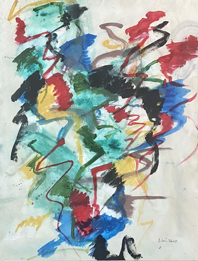 JOAN MITCHELL WATERCOLOR ON BOARD V$18,000 (1 of 3)