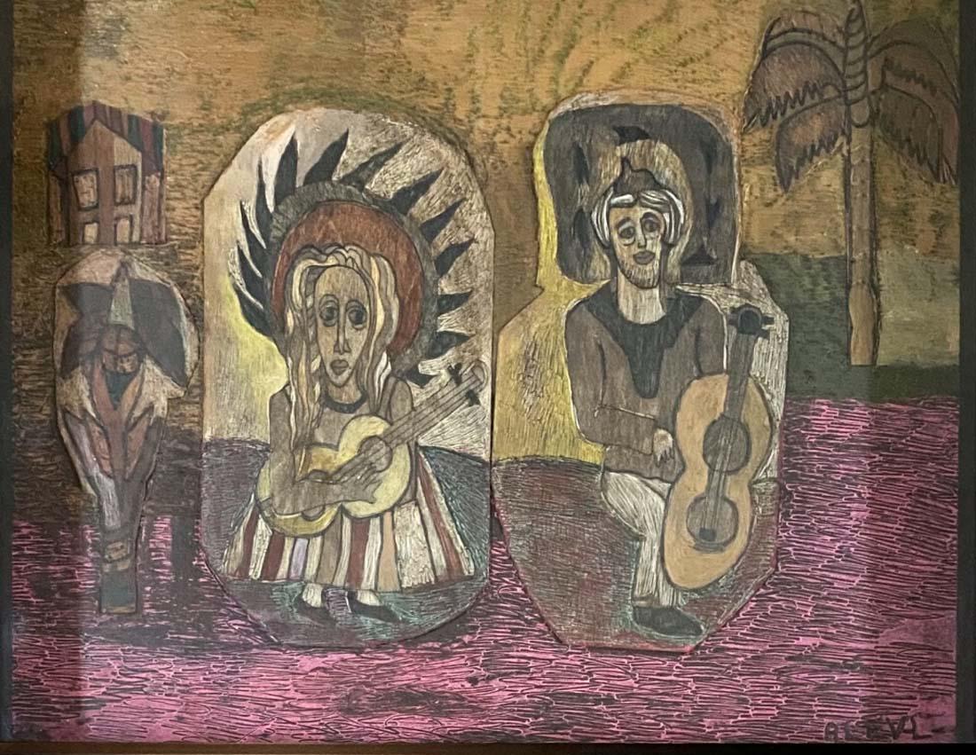 ALEJANDRO VALDEZ ALEVAL MIXED MEDIA SHADOWBOX V$10,000 (1 of 3)