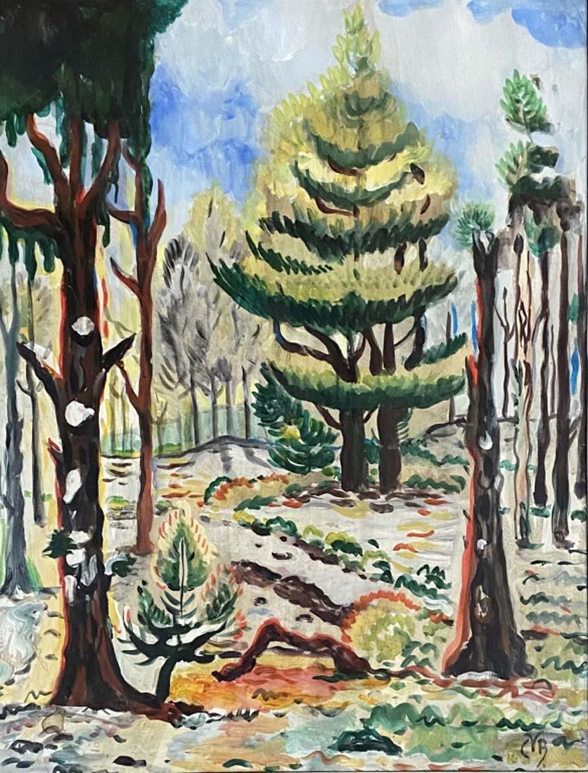 CHARLES BURCHFIELD WATERCOLOR AND GOACHE ON PAPER (1 of 3)