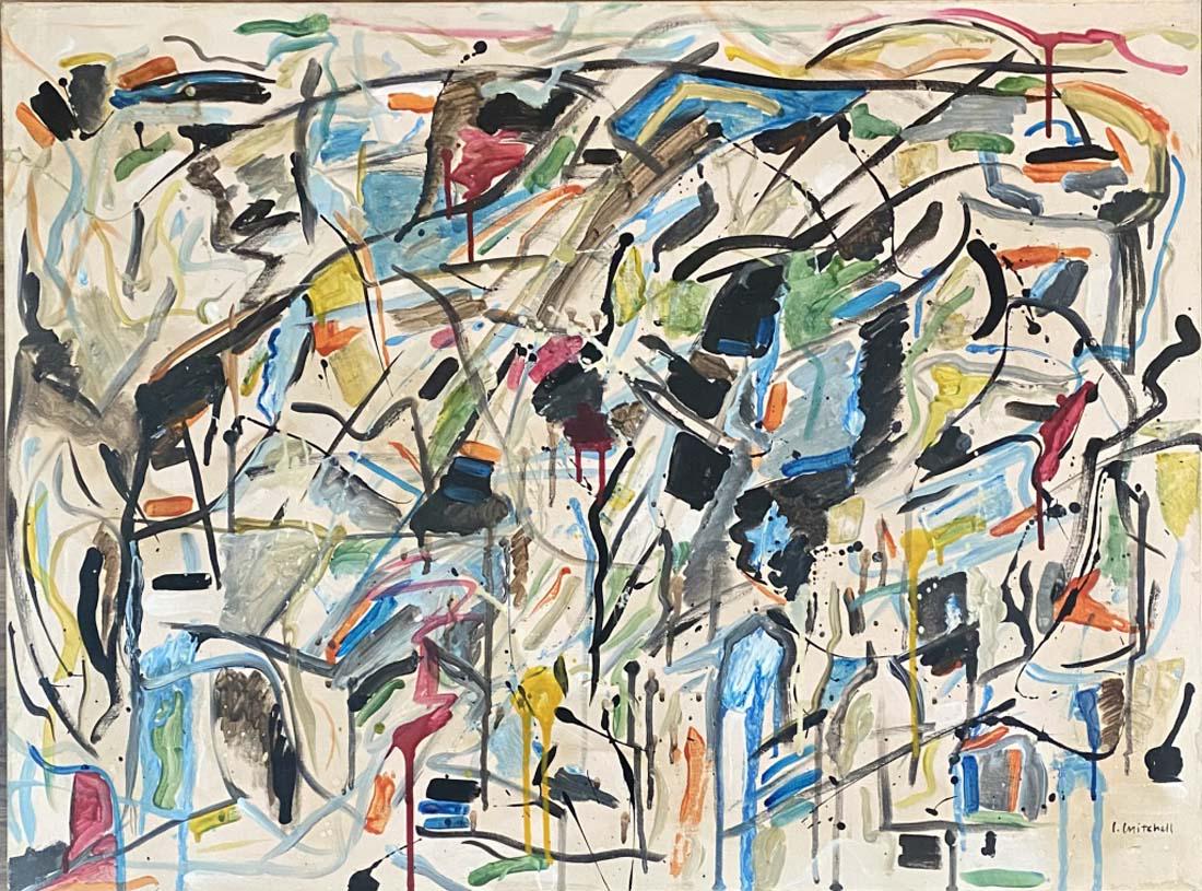 JOAN MITCHELL EXPRESSIONIST OIL ON CANVAS V$26,000 (1 of 3)