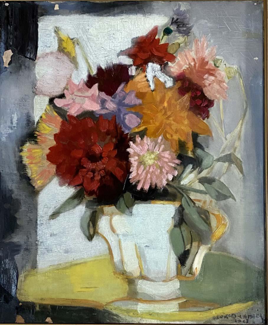 GEORGES LAMBERT STILL LIFE OIL ON CANVAS V$8,000 (1 of 4)