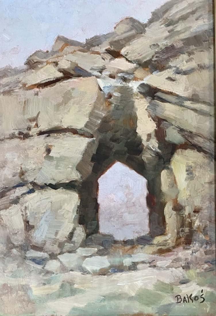 JOZEF BAKOS ON IMPRESSIONIST OIL BOARD V$16,000 (1 of 3)