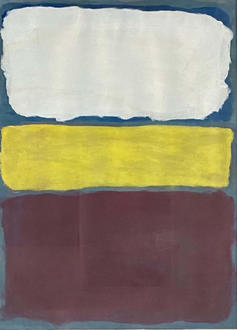 MARK ROTHKO ABSTRACT OIL ON PAPER V$18,000 (1 of 4)