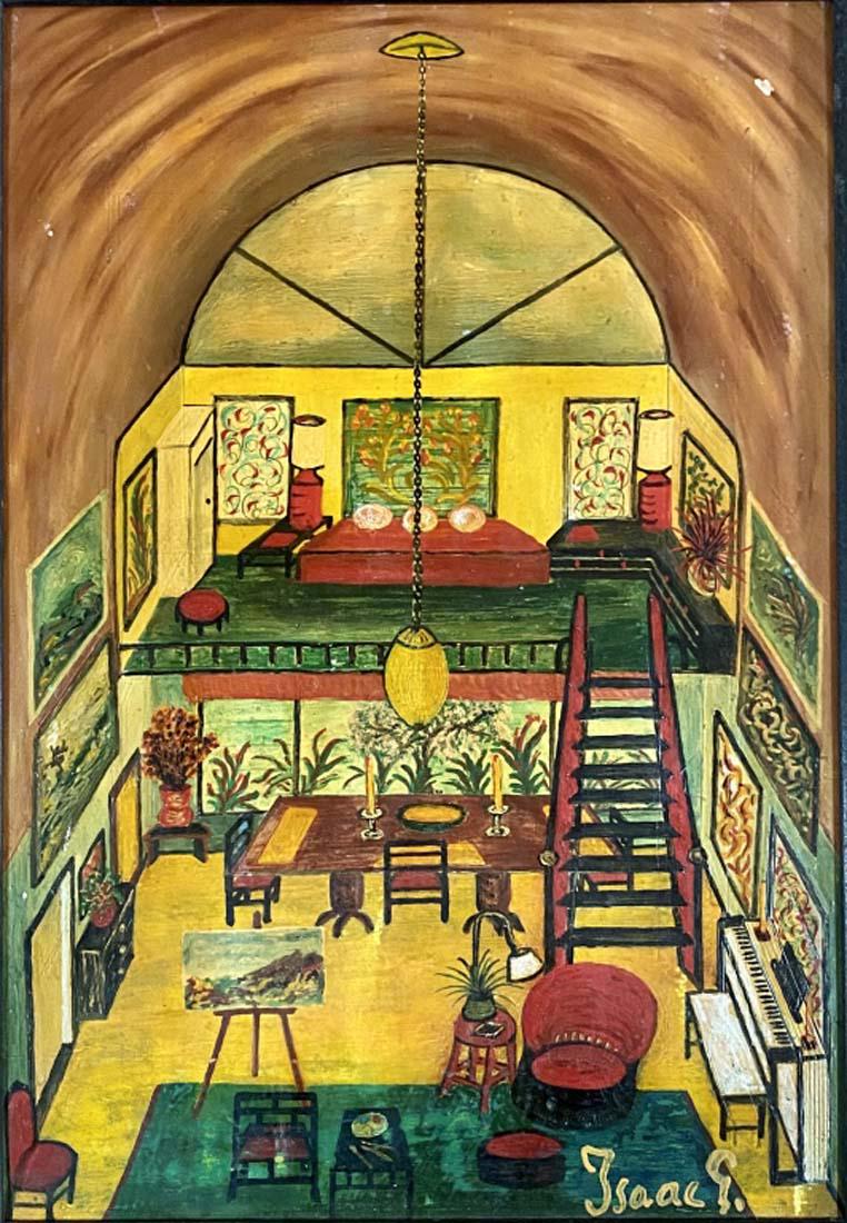 ISAAC HIRSCHE GRUNEWALD OIL ON BOARD V$15,000: MEASUREMENTS:13"WX18"H , FRAMED,GOOD CONDITION./Isaac GrÃ¼newald was a Swedish-Jewish expressionist painter born in Stockholm. He was the leading and central name in the first generation of Swedish 