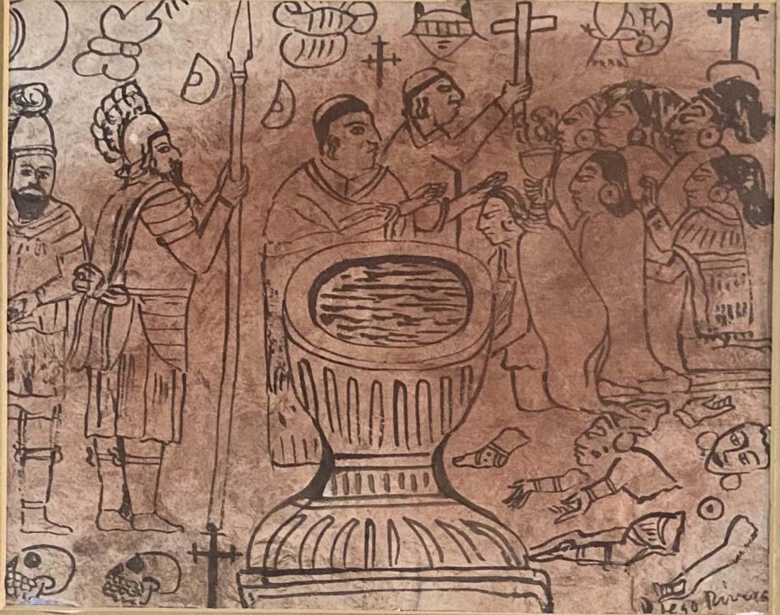 DIEGO RIVERA MIXED MEDIA ON PAPER V$12,000 (1 of 3)