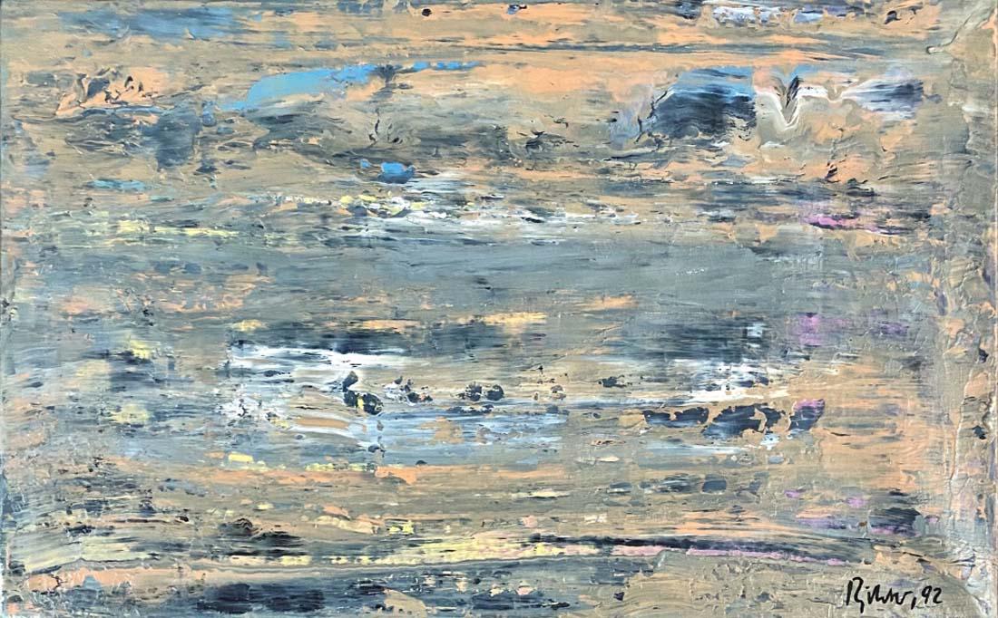 GERHARD RICHTER OIL ON CANVAS ABSTRACT V$15,000 (1 of 3)