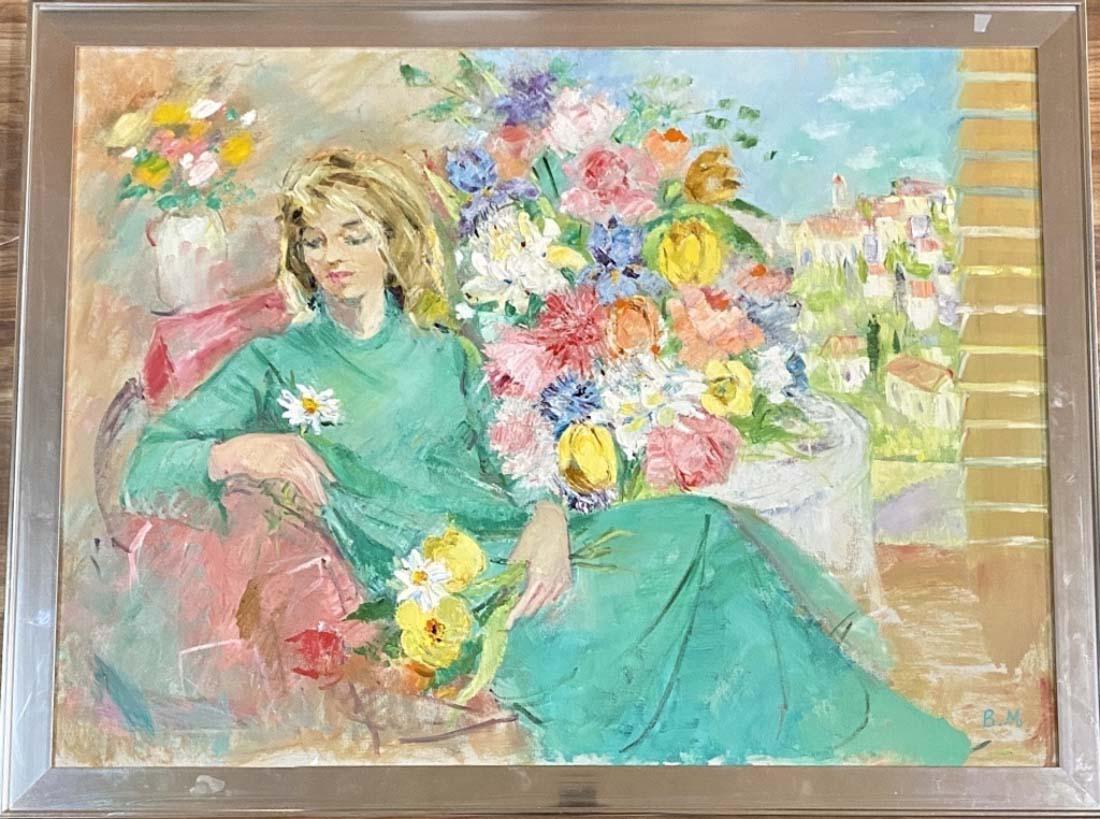 BERTHE MORISOT FIGURATIVE OIL ON CANVAS V$20,000 (1 of 3)