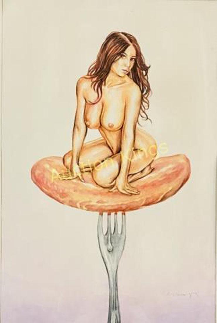 MELVIN JOHN RAMOS MIXED MEDIA ON CARDBOARD V$10,000 (1 of 3)