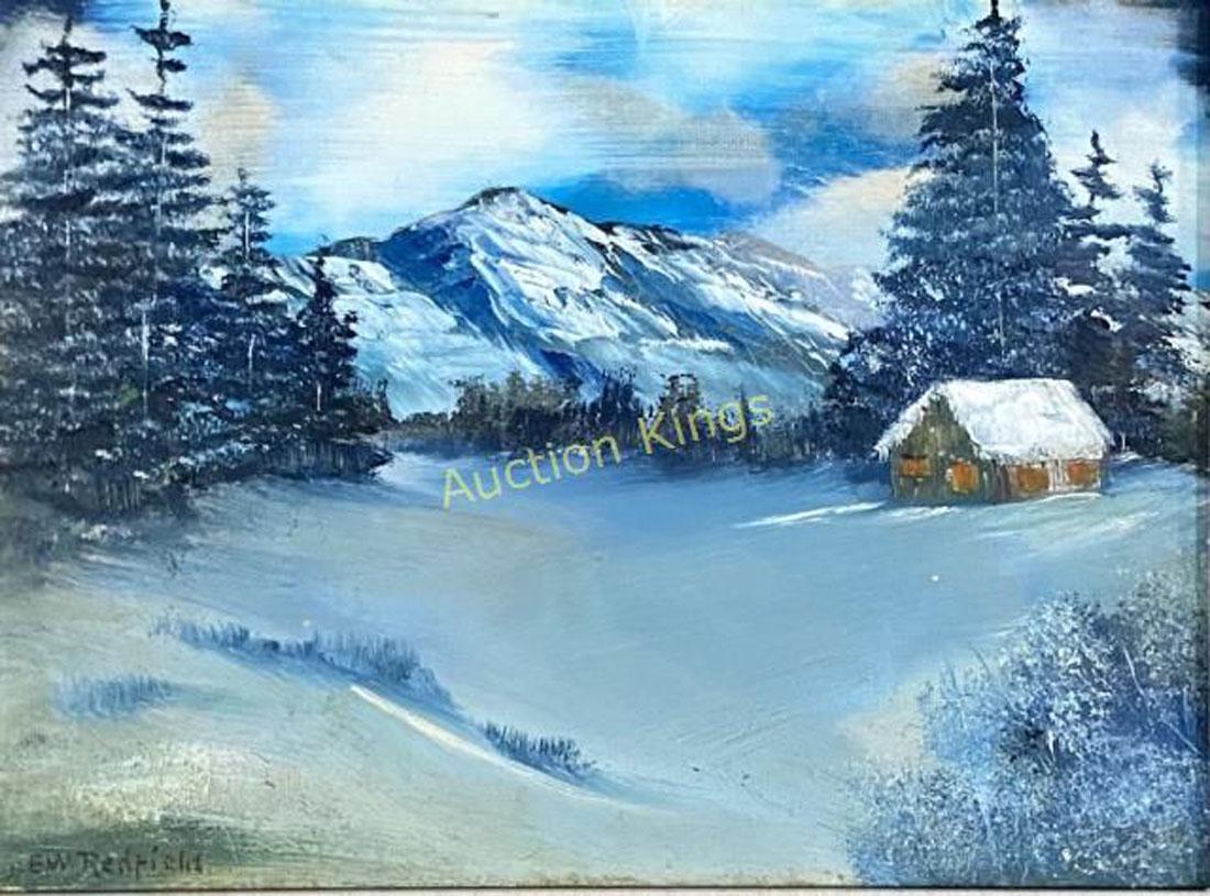 EDWARD REDFIELD OIL ON CANVAS LANDSCAPE V$8,000 (1 of 4)