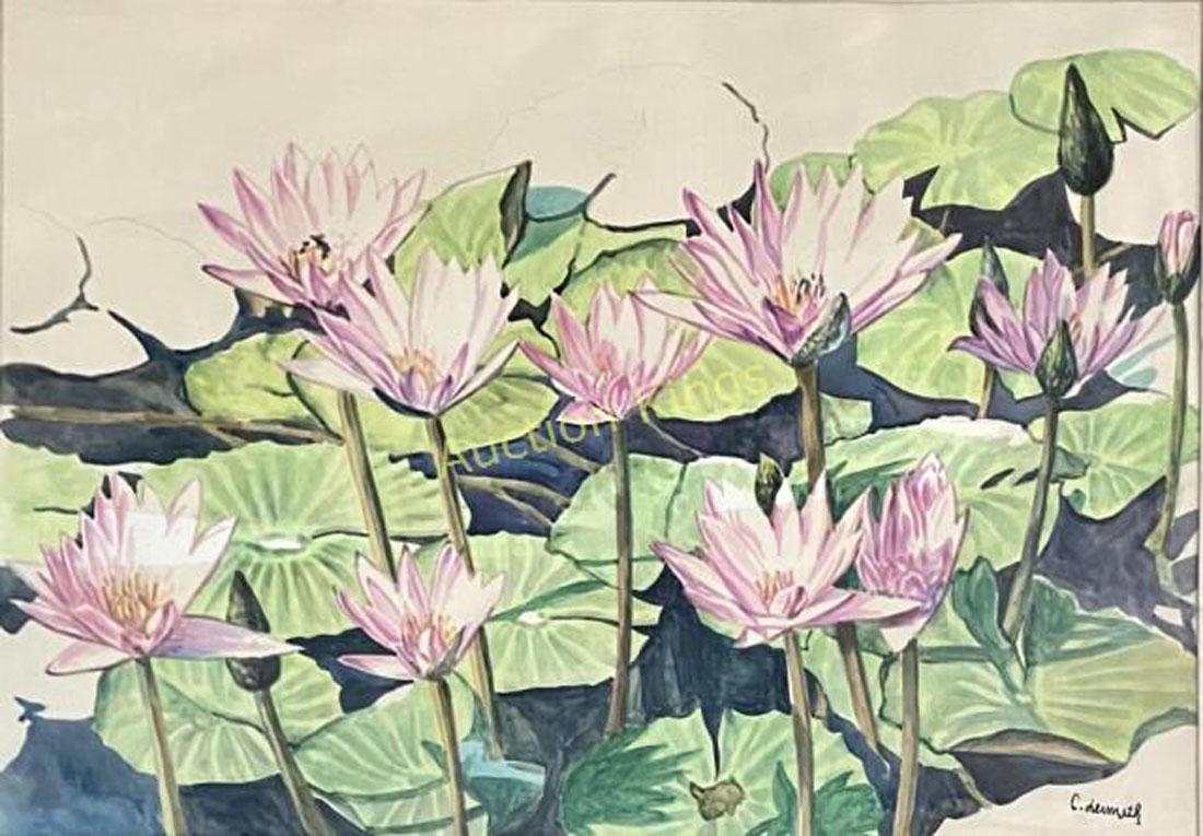 CHARLES HENRY DEMUTH WATERCOLOR ON PAPER V$48,000 (1 of 3)