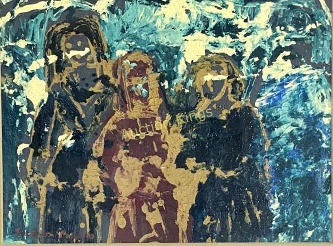 JACKSON POLLOCK ACRYLIC ON BOARD V$23,000 (1 of 3)