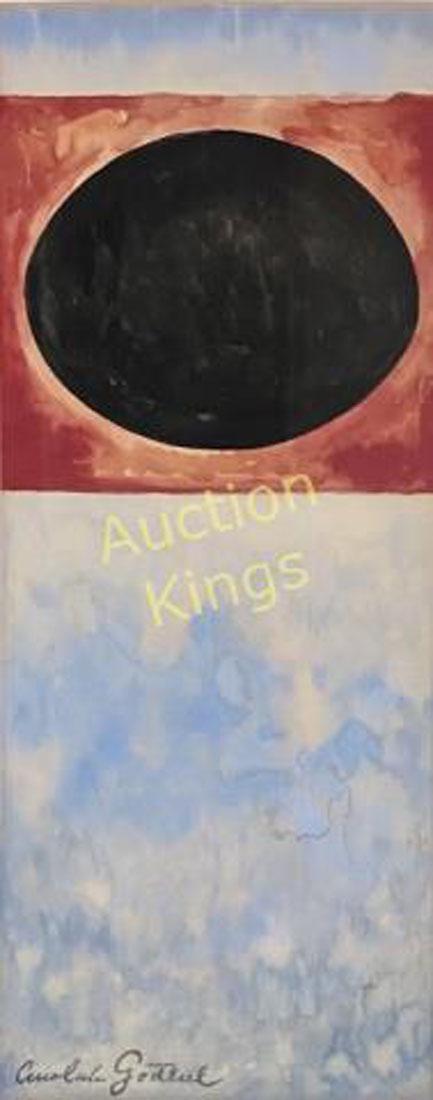 ADOLPH GOTTLIEB ABSTRACT WATERCOLOR ON PAPER V$4,000 (1 of 3)