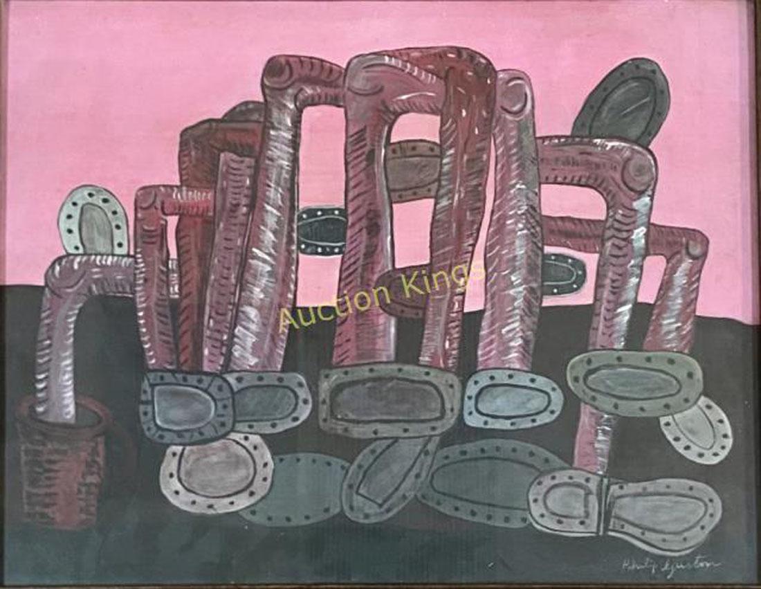 PHILIP GUSTON MIXED MEDIA ON PAPER V$15,000 (1 of 3)