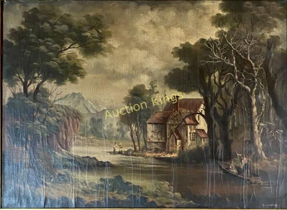 LIONEL PERCY SMYTHE LANDSCAPE OIL ON CANVAS V$9,000 (1 of 4)