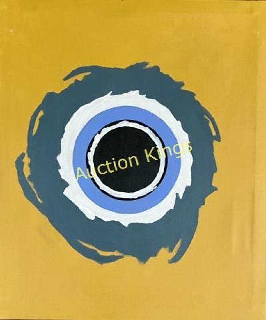 KENNETH NOLAND OIL ON CANVAS ABSTRACT  V$50,000 (1 of 3)