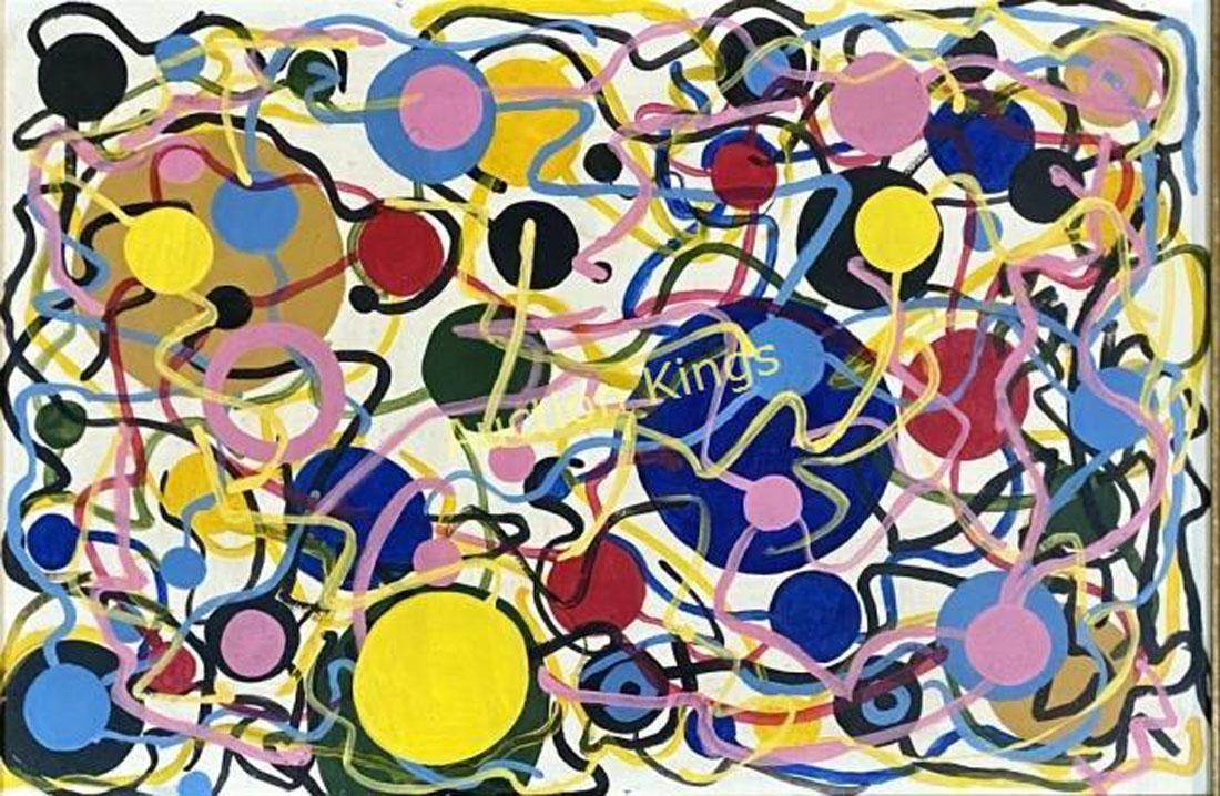 ATSUKO TANAKA ACRYLIC ON CANVAS V$42,000 (1 of 4)