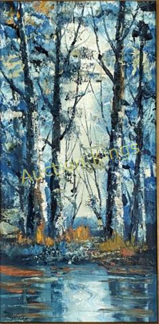 LEO SHANIKA OIL ON CANVAS LANDSCAPE V$14,000 (1 of 4)