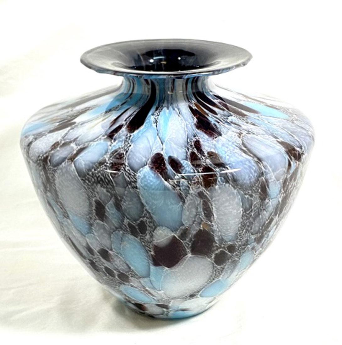 MARVELOUS COPPER SPOT ACCENT VENETIAN VASE (1 of 1)