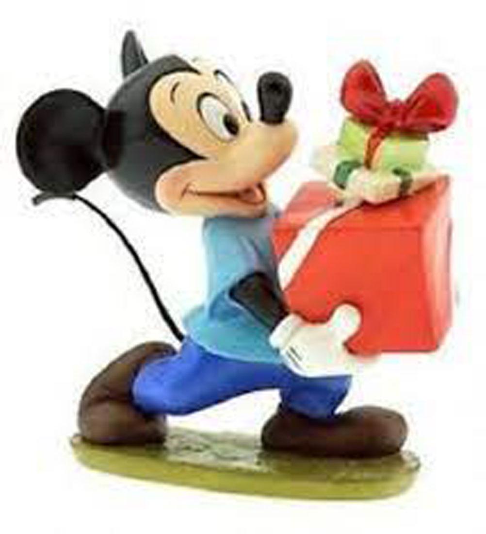 1995 MICKEY MOUSE "PRESENTS FOR MY PALS" FIGURINE: IN ORIGINAL BOX, MINT CONDITION
