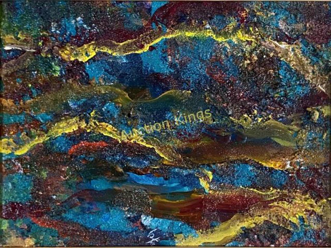 KASUD SHIRAGA (JAPAN) ABSTRACT OIL/CANVAS V$6,000 (1 of 4)