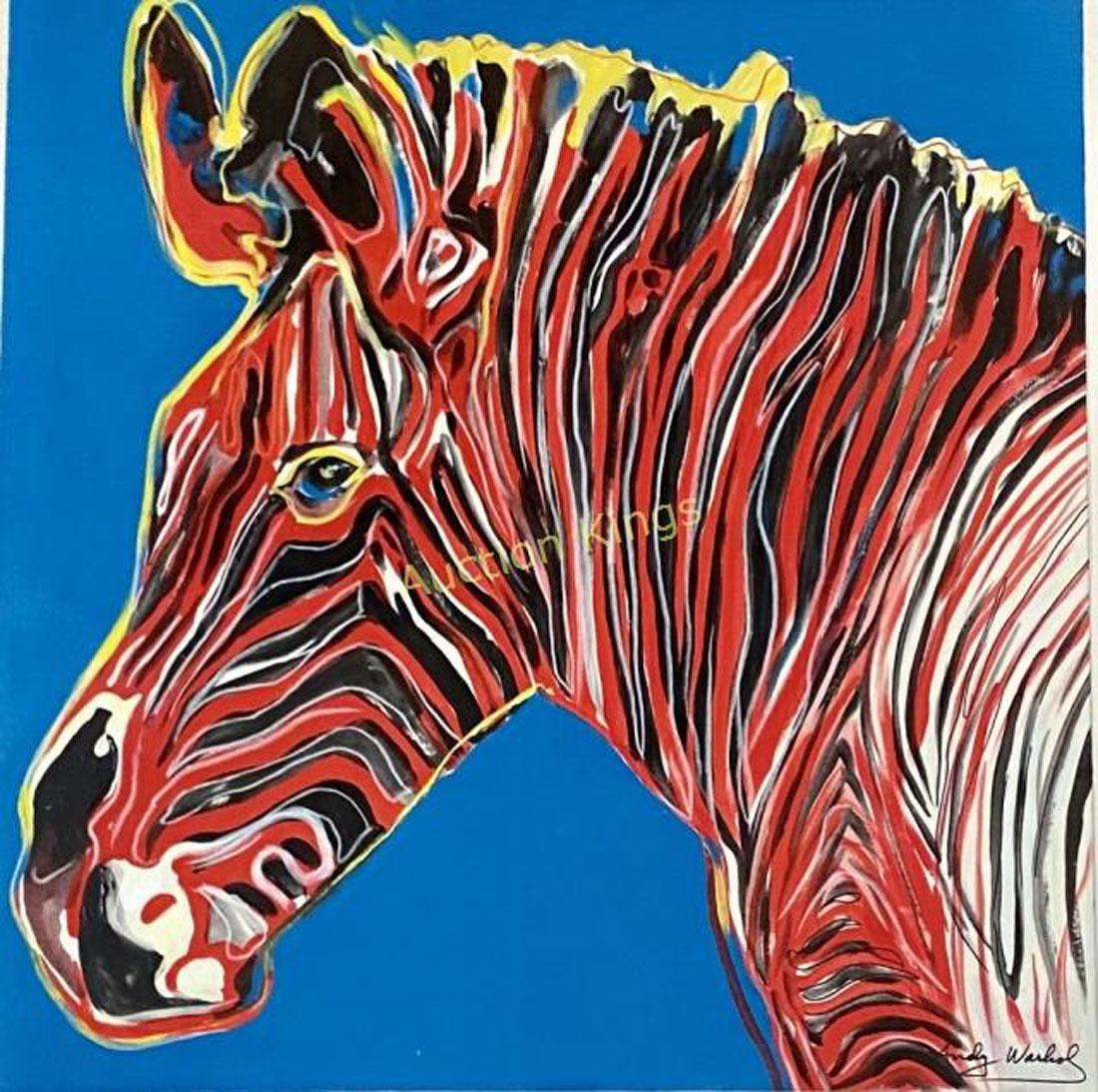 ANDY WARHOL POP ART MIXED MEDIA ON BOARD V$110,000 (1 of 3)