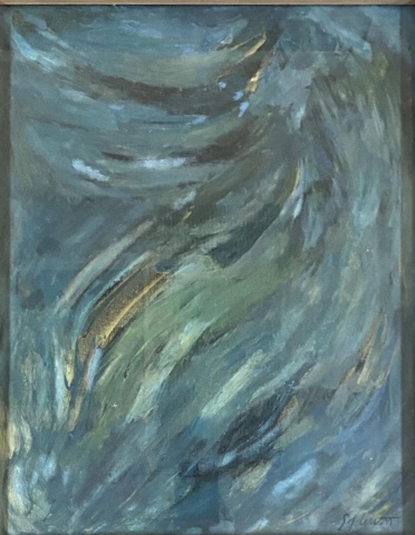 SOL LEWITT UNTITLED BRUSHSTROKES PAINTING V$32,000 (1 of 3)