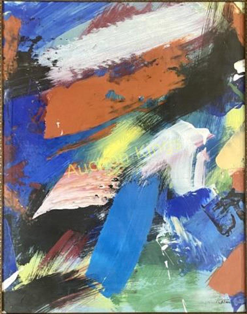 ALBERT KOTIN OIL ON PAPER ABSTRACT V$10,000 (1 of 3)