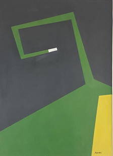 BRUNO MUNARI ABSTRACT OIL ON BOARD V$26,000: MEASUREMENTS:34"WX39"H FRAMED, MINT CONDITION/"in the style of" n 1948, Munari, Gillo Dorfles, Gianni Monnet and Atanasio Soldati, founded Movimento Arte Concreta (MAC), the Italian movement for concr