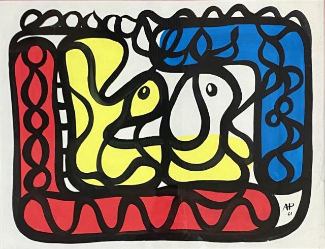 AMELIA PALEAZ (CUBA) ABSTRACT OIL ON PAPER V$23,000: MEASUREMENTS:31"HX36"W FRAMED, MINT CONDITION/"in the style of"Amelia PelÃ¡ez del Casal was an important Cuban painter of the Avant-garde generation. Amelia PelÃ¡ez was born in 1896 in Yaguajay, i