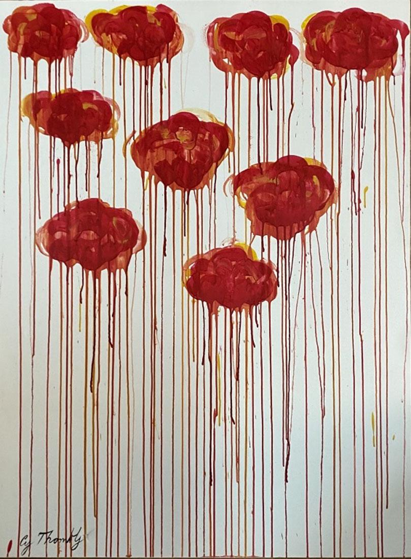 CY TWOMBLY ABSTRACT OIL ON CANVAS V$40,000 (1 of 4)