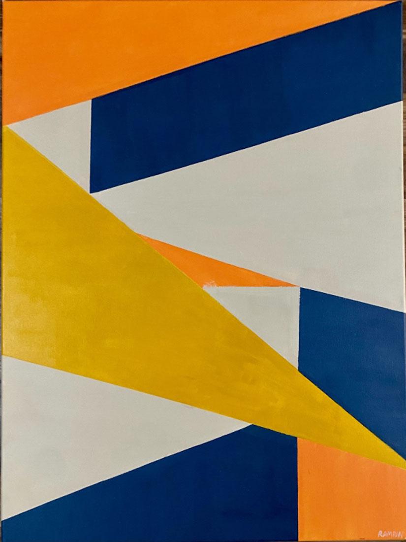 SAVERIO RAMPIN ABSTRACT OIL ON CANVAS V$9,000 (1 of 3)