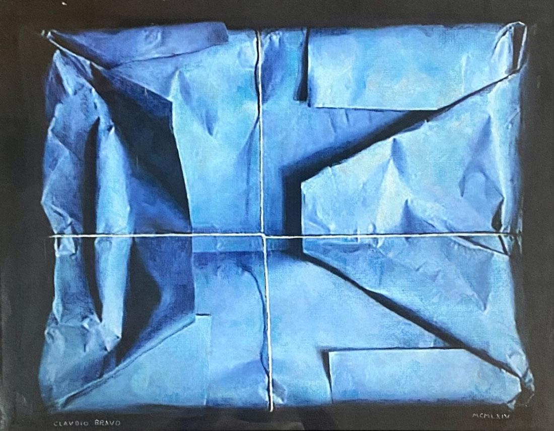 CLADIO BRAVO PASTEL ON PAPER V$32,000: MEASURMENTS:25"HX32"W FRAMED, MINT CONDITION/"in the style of"Claudio Nelson Bravo Camus was a Chilean hyperrealist painter. He was greatly influenced by Renaissance and Baroque artists, as well as Su