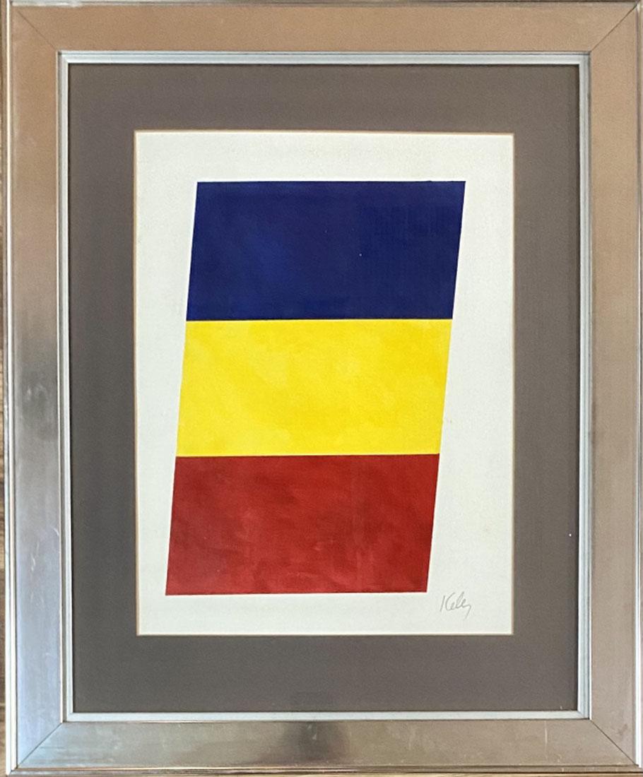 ELLSWORTH KELLY ABSTRACT LITHOGRAPH V$23,000 (1 of 3)