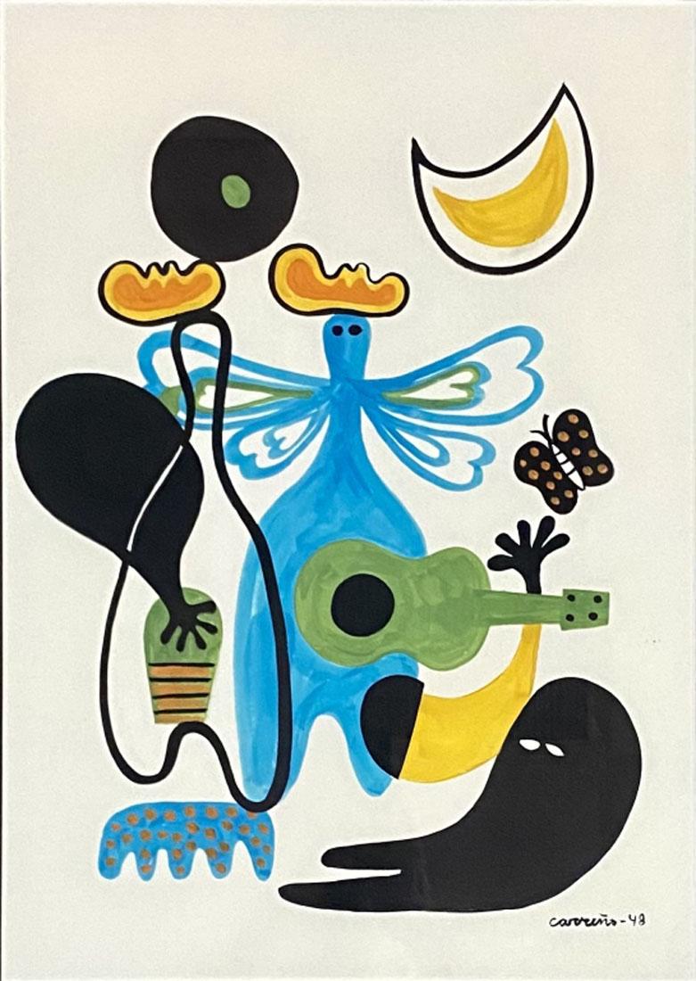 MARIO CARRENO ABSTRACT MIXED MEDIA/PAPER V$25,000 (1 of 3)