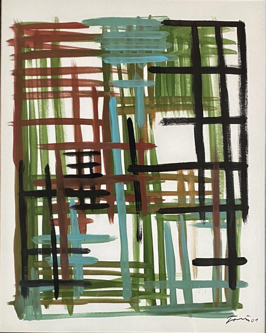 GUNTHER FORG ABSTRACT OIL ON PAPER V$32,000 (1 of 3)