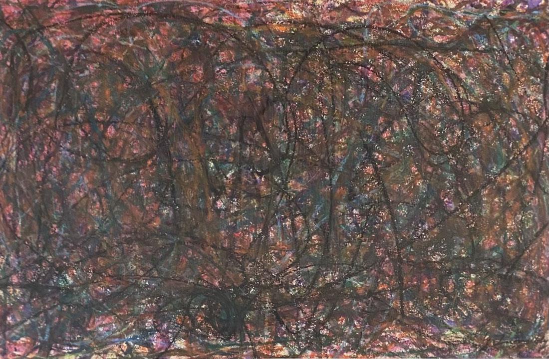 CY TWOMBLY ABSTRACT MIXED MEDIA ON PAPER V$52,000 (1 of 3)