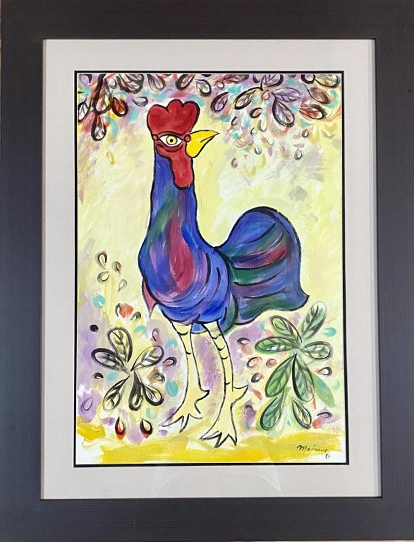 MARIANO RODRIGUEZ (CUBA) ROOSTER PAINTING V$24,000 (1 of 3)