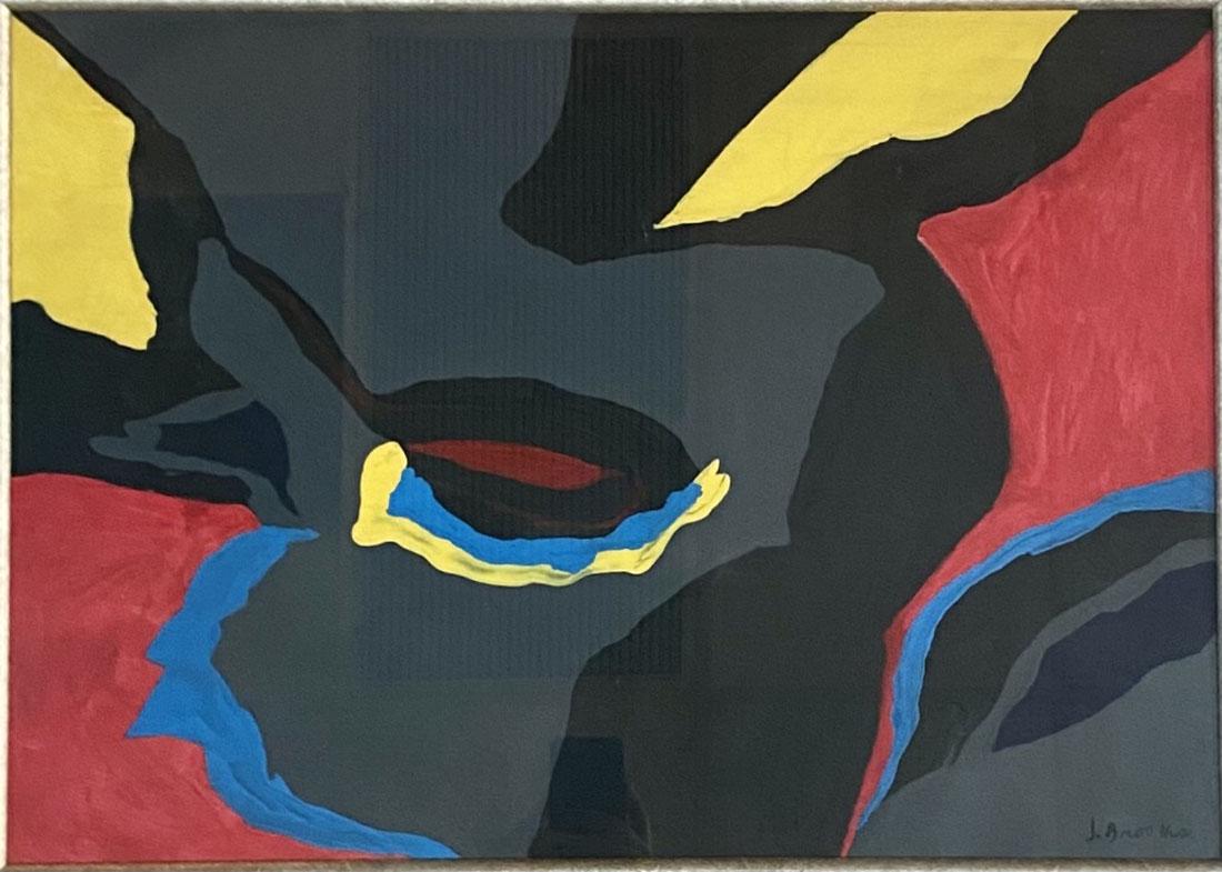 JAMES BROOKS ABSRACT OIL PAINTING V$5,500 (1 of 3)