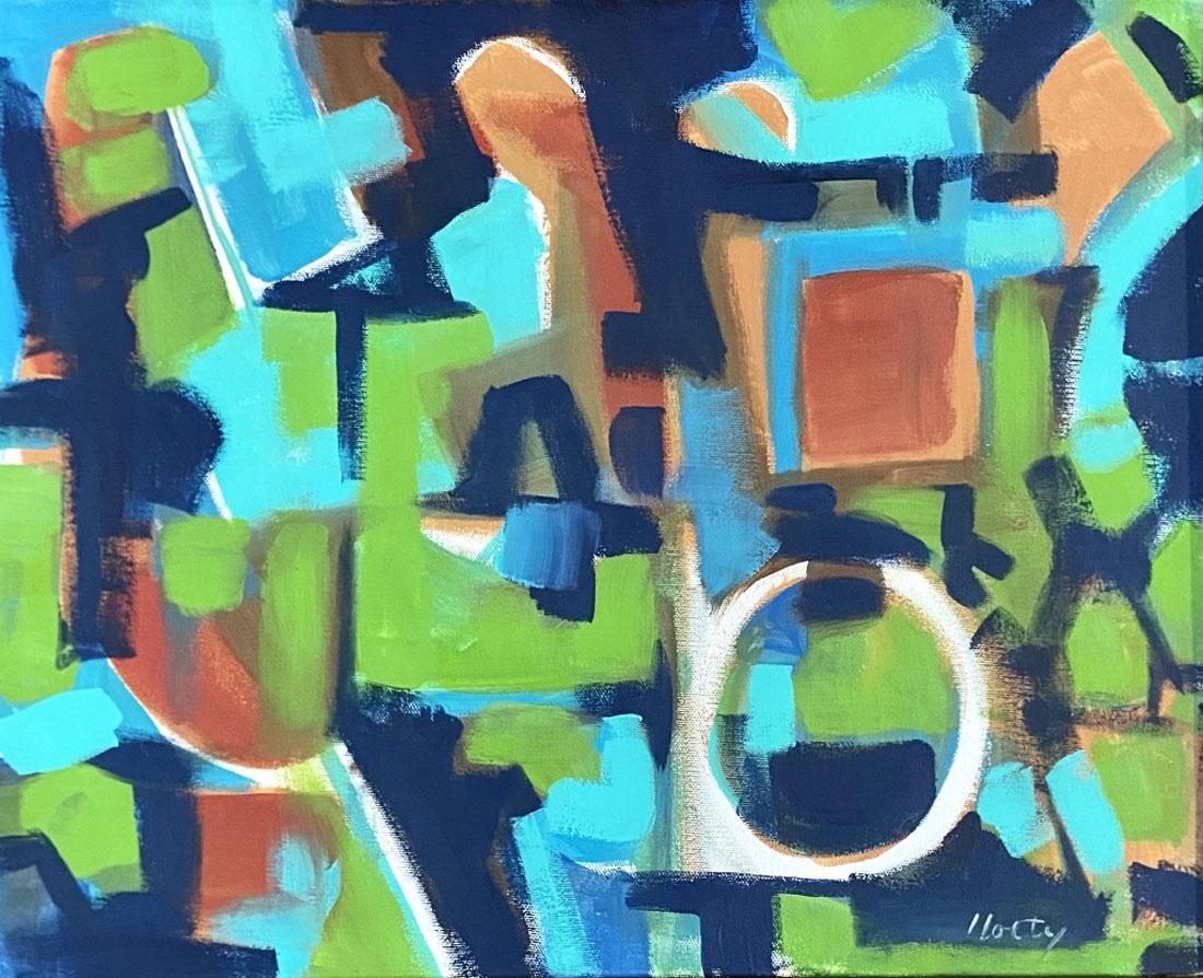 CARL HOLTY (American, 1890-1965)  ABSTRACT/CANVAS (1 of 3)