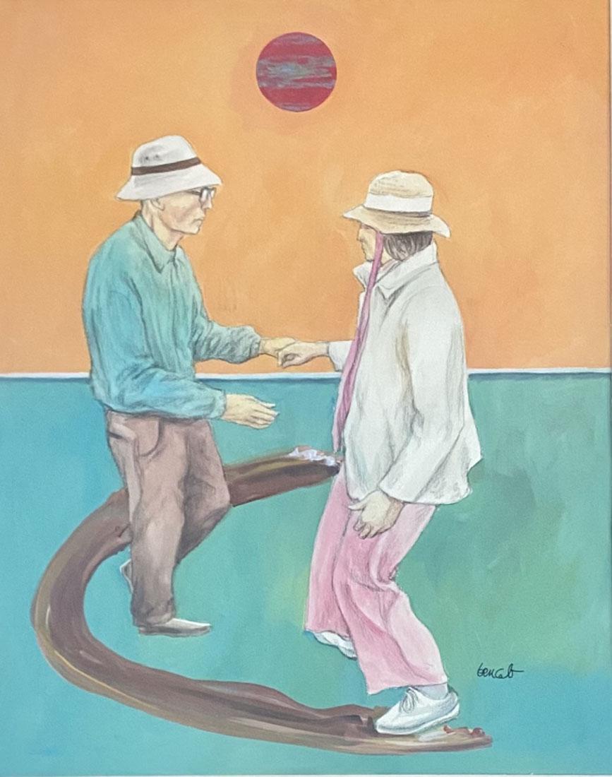 BENCAB (PHILIPPINES 1942 )MIXED MEDIA ON BOARD (1 of 3)