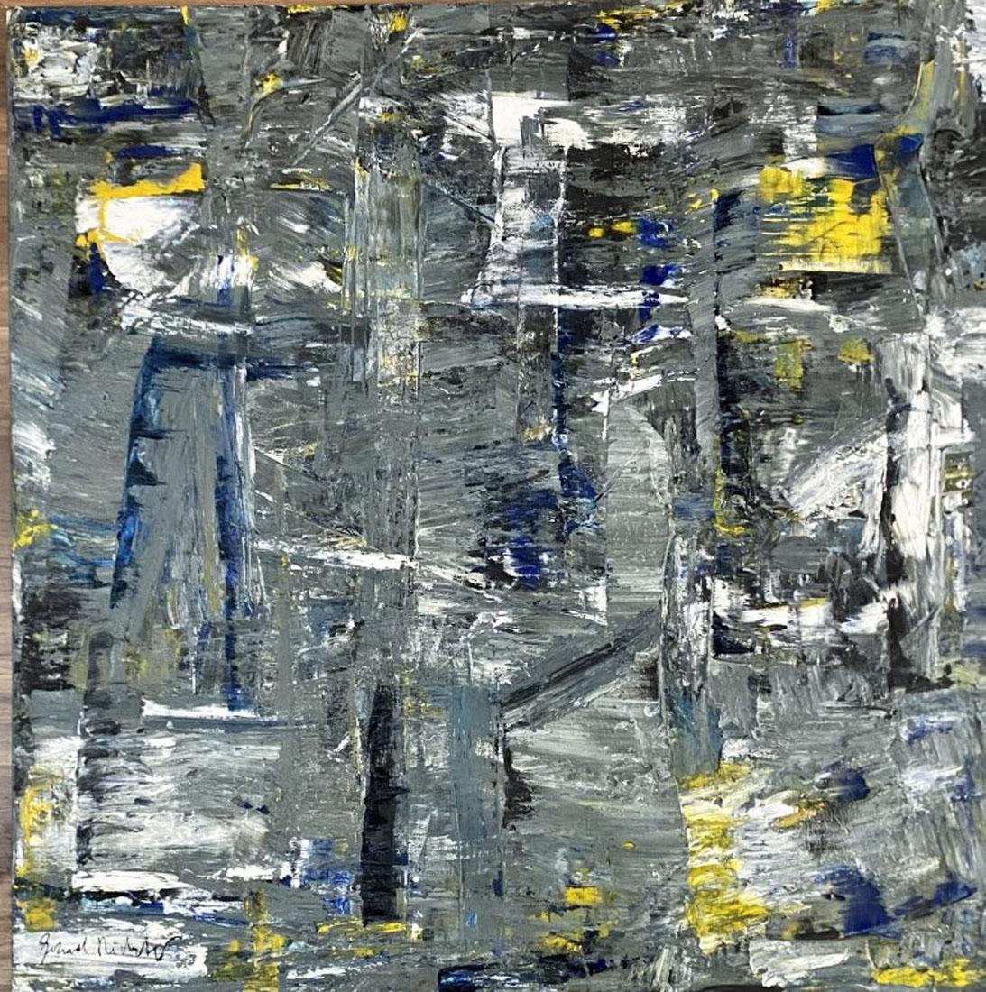 GERHARD RICHTER OIL ON CANVAS ABSTRACT (1 of 3)