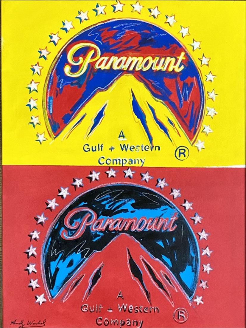 ANDY WARHOL "PARAMOUNT" OIL ON CANVAS (1928-1987) (1 of 4)