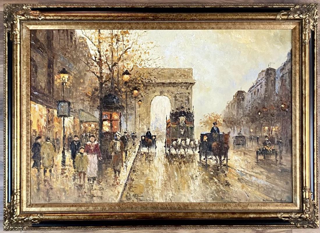 ANTOINE BLANCHARD (1910-1988) OIL ON CANVAS (1 of 3)