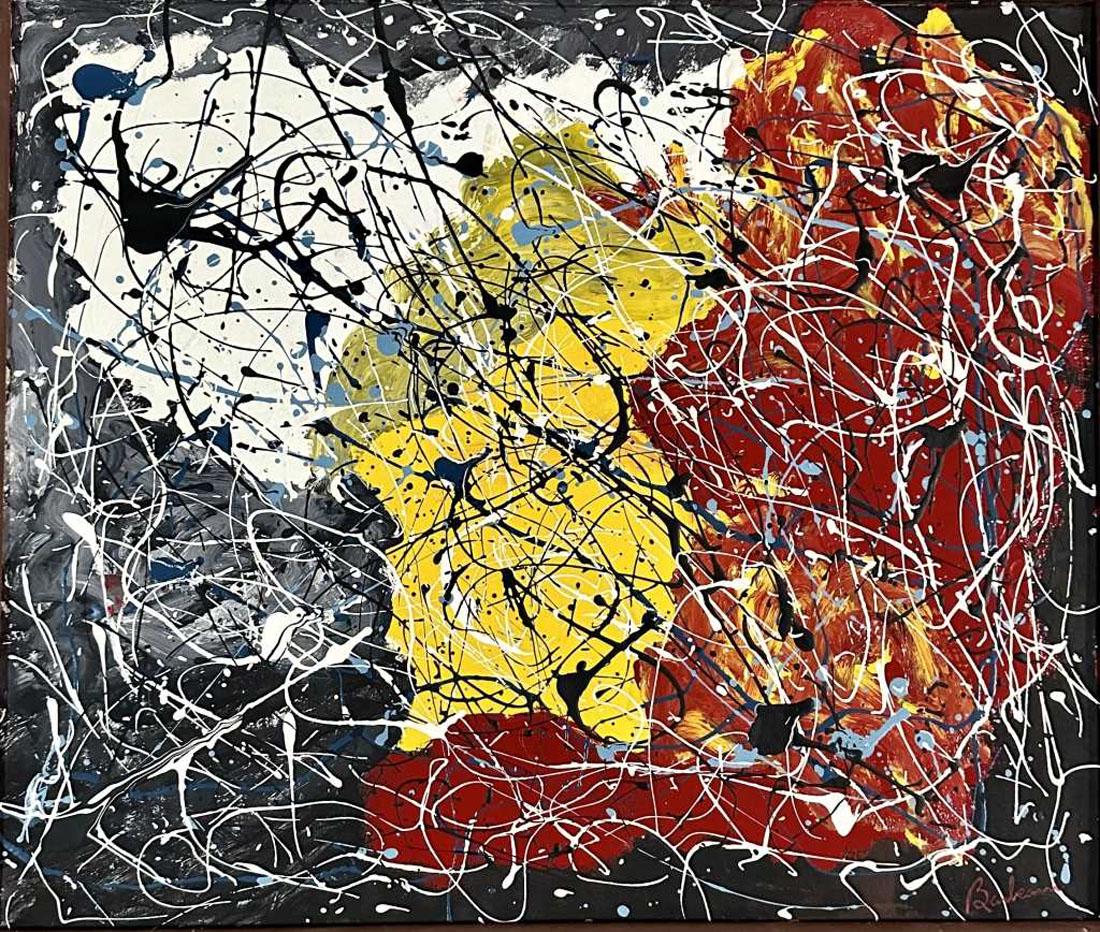 MARCEL BARBEAU OIL ON CANVAS (1925-2016) (1 of 3)