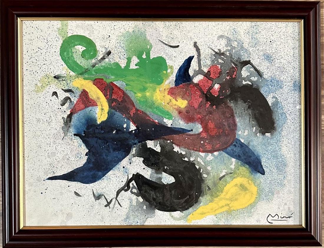 JOAN MIRO ABSTRACT FINE ART LITHOGRAPH (1 of 3)