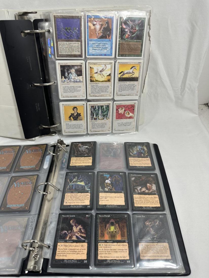 LOT OF 2 BINDERS OF ASSORTED MAGIC CARDS (1 of 4)